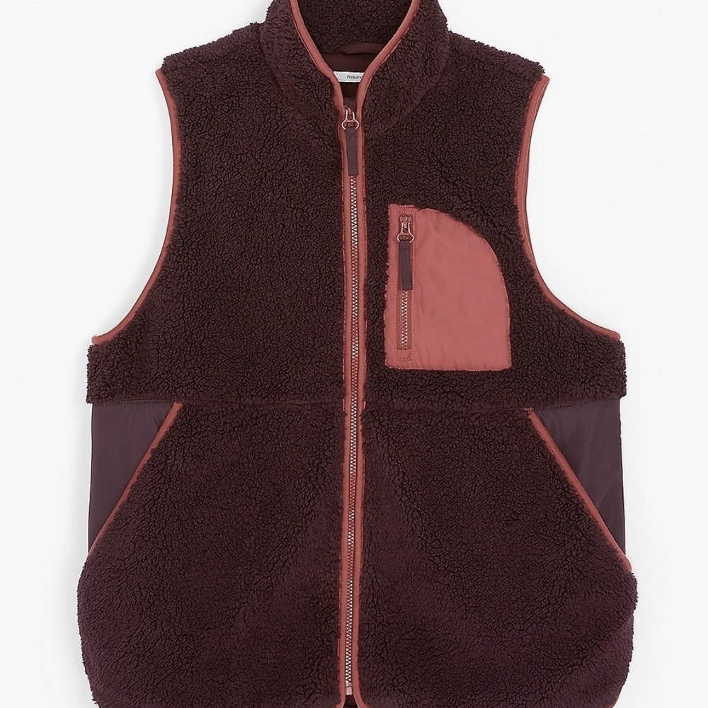 maurices Plus Size Teddy Sherpa Vest 2X *NWTs